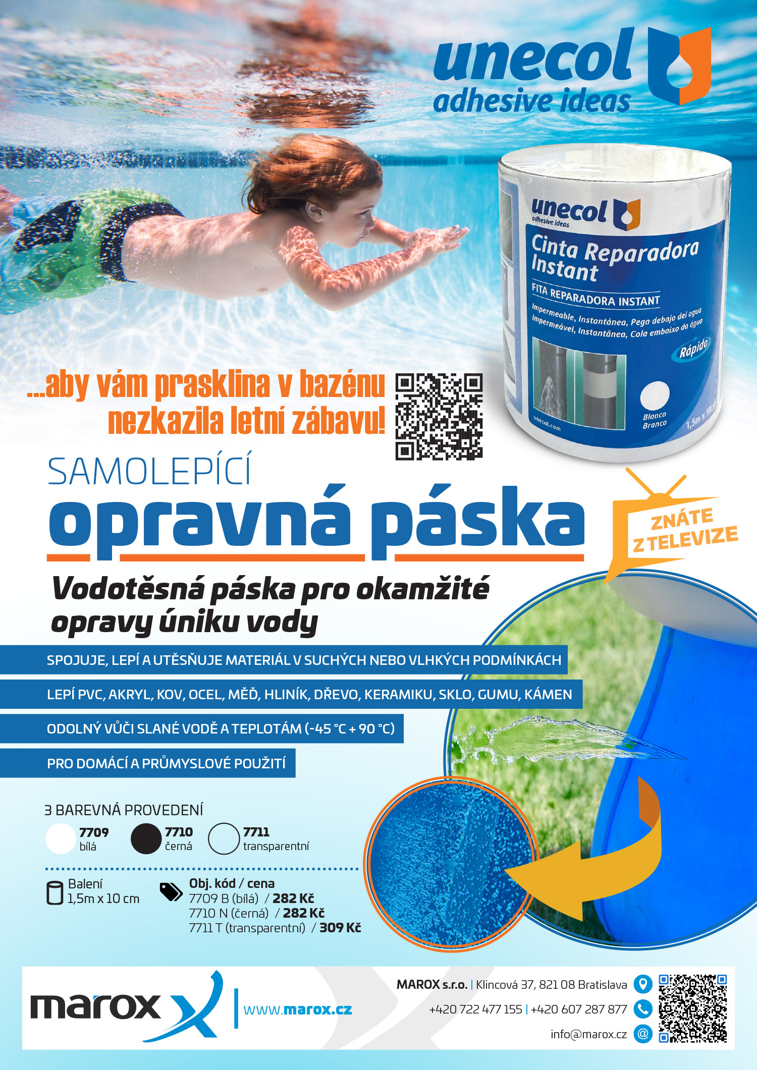 unecol letak opravna paska a4 sk