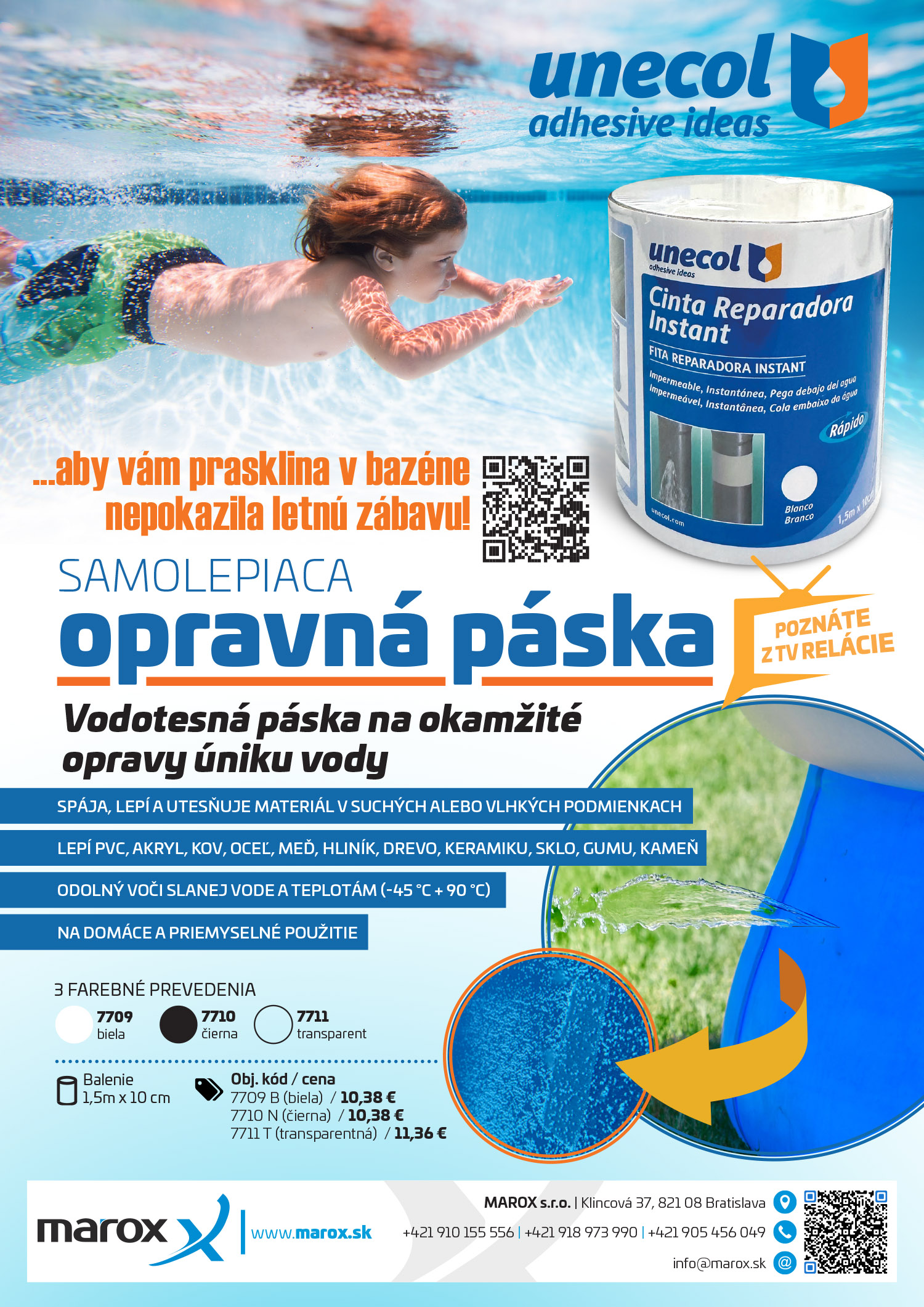 unecol letak opravna paska a4 sk